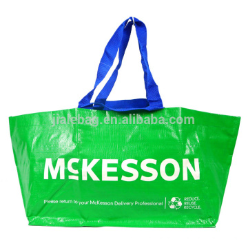 pp woven reusable shopping bags, boat style bags